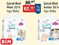 AGU BABY ÇOCUK BEZİ JUNİOR